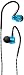 Over Ear Sweatproof Sport Headphones,Langsdom In Ear Exercise Earbuds Earphones with Remote and Mic for Running Gym Jogging for iPod iPhone Samsung (SP80A Blue)