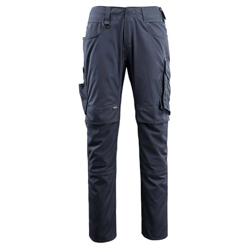 Mascot 16079-230-010 Lemberg Unique Extra Lightweight Trouser with Kneepad Pockets, Size 82C51, Dark Navy