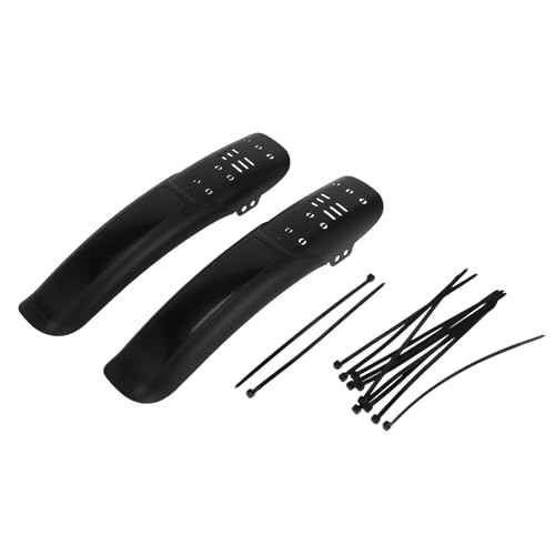 TUCKBOLD Road Bike MTB Bicycle Mudguard Front Rear 14.33" Durable | Fender Mud Guard Black 2 Pcs