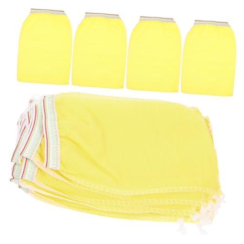 ELAYARD 25個 使い捨てボディスクラブ手袋 滑り止め設計 肌を にするエクスフォリエーティンググローブ 家族や友人への に シャワータオル兼