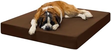 Barker Beds Giant Orthopedic Dog Bed - 7" Memory Foam Mattress - ...