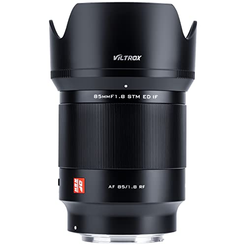 VILTROX RF 85mm f/1.8 Full Frame AF Lens for Canon RF Mount Cameras EOS R, EOS RP, EOS R5, EOS R6, EOS R3, EOS Ra, EOS C70