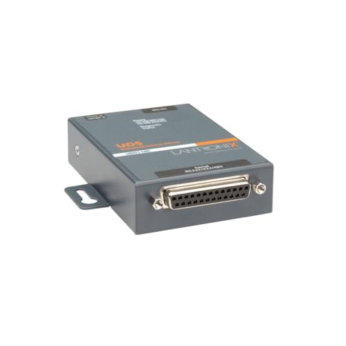 Image of Lantronix UDS1100 /UDS2100 Device Server - 1- or 2-Port Serial-to-Ethernet Device Server, RS-232 /422 /485, 10 /100 Ethernet with 15 kV ESD Protection; UDS2100 Supports PoE - UD1100001-01