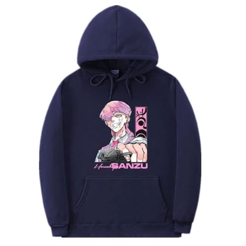 CUTTE Sudadera Tokyo Revengers Kawata Souya Anime | Sudadera con Capucha para Hombre, Manga Larga Estilo Streetwear (Azul Marino-1,S)