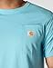 Carhartt Men's Force Relaxed Fit Midweight Short-Sleeve Pocket T-Shirt, Dusted Aqua, Large Tall