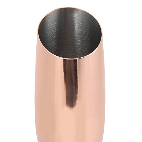 2 copos de champanhe de aço inoxidável, conjunto de 2 taças elegantes de champanhe vinho tinto espum