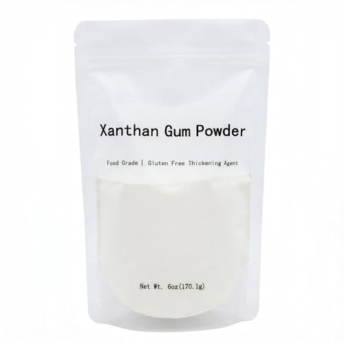 Xanthan Gum, Food Grade Xanthan Gum Powder, Gluten-Free, Non-GMO Thickening Agent - for Baking, Soups, Sauces, Dressings, Smoothies, Gravies & Ice Cream.