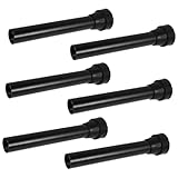 HANABASS 6pcs Trampoline Leg Tubes with Non-Slip Pads, Trampoline Leg Part Trampoline Safety Pad Trampoline Leg Extension Mini Replaceable Trampoline Legs Stainless Steel for Home Use