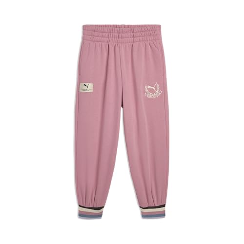 Image of Puma Girls' Core Logo Jogger, Fleece Lined, Elastic Waistband, Pull on Pant
