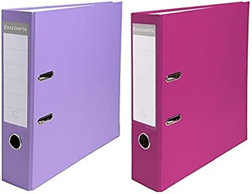 Exacompta - Ref 915416B - PP Lever Arch File - 320 x 290mm in Size, Suitable for Storing A4 Documents, 50mm Spine, Reinforced Finger Pull & Bottom Edge - Grey