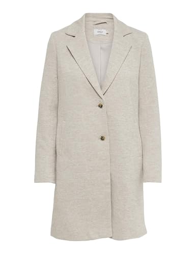 Abrigo Corto de Mujer Only Carrie Life Mel Abrigo Ligero de Mujer con Cuello invertido 15173066 etherea Mel 34