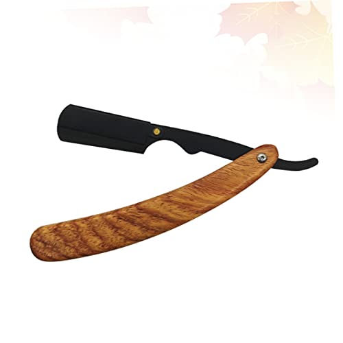 FOMIYES 3 Pecas Navalha De Segurança Barbeador Masculino Navalha De Barbeiro Reta Cortador De Suport