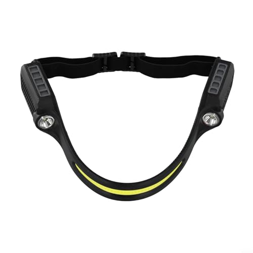 Besttoolifes Torcia frontale ricaricabile con USB, fascio largo a 230°, con luminosità di 5000 lm, 5 modalità di illuminazione, fascia modificabile e impermeabilità IPx4, per campeggio ed escursioni