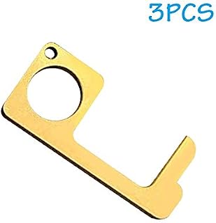 Hygiene Hand Brass Clean Key, No-Touch Door Opener & Closer Stylus Keep Hands