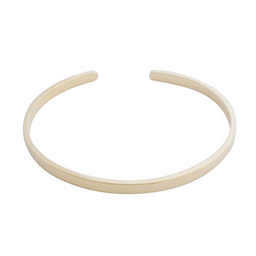 HONEYCAT Hammered Open Cuff in Gold, Rose Gold, or. Silver | Minimalist, Delicate Jewelry (Gold)