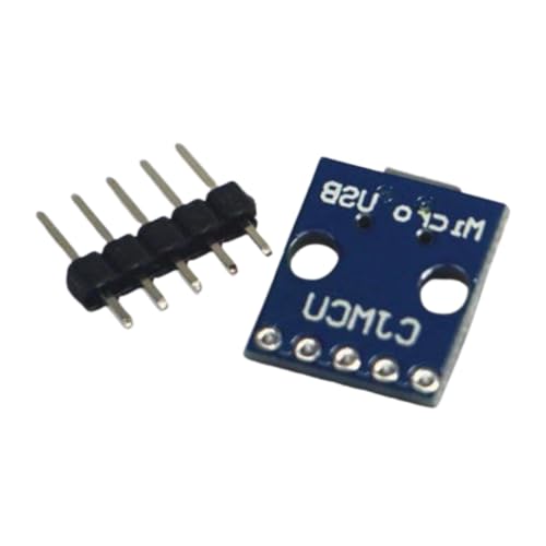 Image of Robocraze Micro USB Breakout Board | 5V USB Power Module | Micro USB breakout module with 5-pin access for power & data, USB OTG support for Arduino, Raspberry Pi & DIY projects.