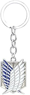 Attack On Titan Keychain Wings of Liberty Freedom Scouting Legion Eren Keyring Key Holder Chain Ring New Anime Jewelry Wholesale Alloy Keyring Anime Fan Japanese Comic Keys, Bags and Pencil Cases