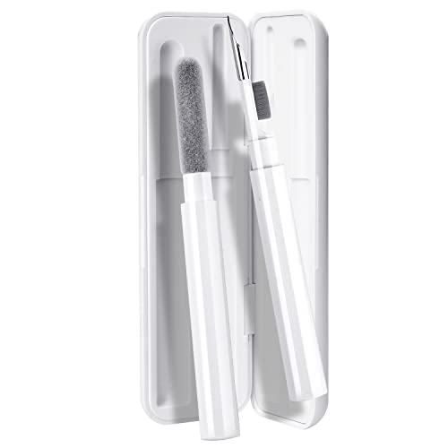 Bolígrafo de limpieza de auriculares inalámbricos, kit de limpieza de auriculares 3 en 1 compatible con AirPod/AirPod Pro con esponja, cepillo, punta de metal, AirPods, fundas de carga