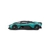 Maisto - 1/18 Aston Martin Valkyrie 2022 - Zielony metalowy samochód Maisto w skali 1/18 z drzwiami, maską i otwieranym bagażnikiem, zielony