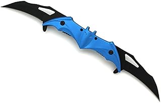 Snake Eye Tactical Dual Blade Bat Designed Action Assisted Folding Pocket Knife Outdoors