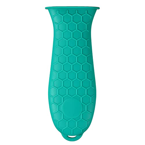 4 Pieces Silicone Hot Tool Holder Heat Resistant Potholder Cookware Handle Non Slip Rubber Pot Holders Handles Grip Covers For Cast Iron Skillet Silicone Cooking Kitchen Suits (Green) #TOP1