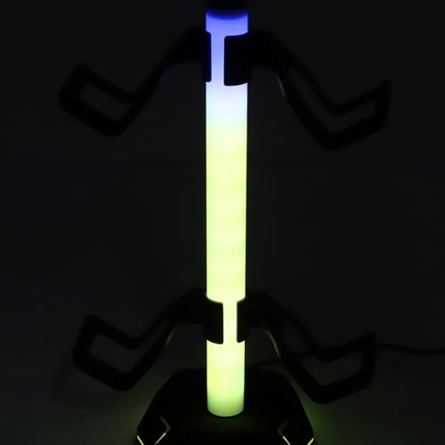Mtlavishness RRGB Headset Controller Stand USB Hub Headphones Multifunctional Headset Stand Plug Play Headphone Stand with RGB Lighting For PC Accessories - imagen 9