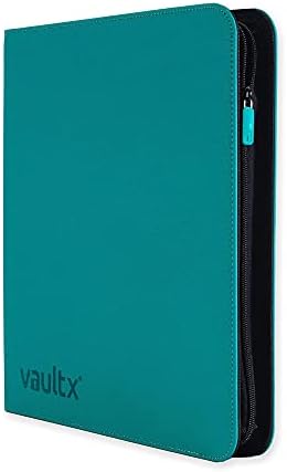 Vault X Premium Exo-Tec® Zip Binder - 12 Pocket Trading Card Album Folder - 480 Side Loading Pocket Binder for TCG