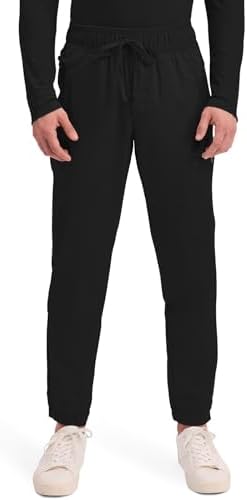 Cherokee Joggers for Men Modern Fit Scrub Pant with Drawstring Waistband, 5 Pockets, Soft 2-Way Stretch Fabric - WW012