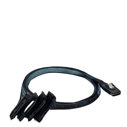 Cable Interno S/A/S 36Pin Mini SFF-8087 a 4 SFF-8482 1M miniatura 6