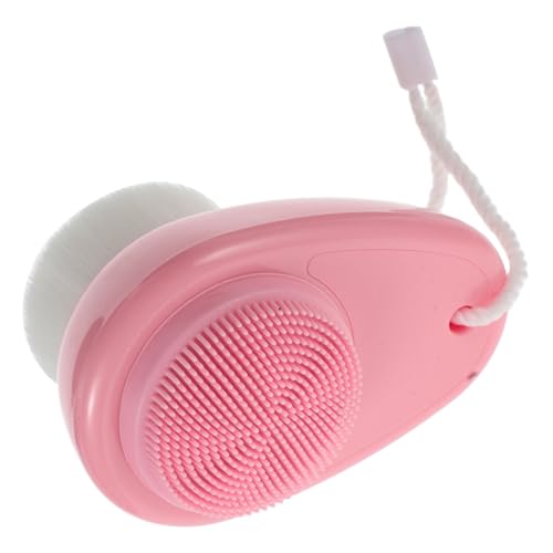 Mikinona Facial Cleansing Brush Manual Silicone Bristles Dual Sided Deep Clean and Exfoliate for Sensitive Skin