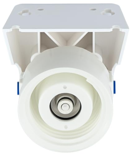 Woder Single-Stage Mounting Head, JG Quick-Connect Fittings, Fits WD-G4-L, WD-HMG4-L & WD-20M-L Cartridges, Built-in Shut-Off Valve, Made in USA, Cartridges Sold Separately