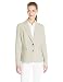 Napa Valley Women's Two Button Linen Look Jacket