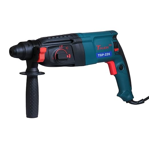 TIGER Reversible Rotary Hammer TGP-226 1200WATTS 26MM 3 hammer bits