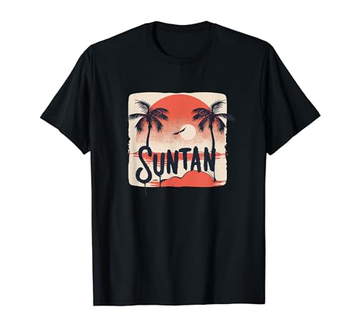 Vacaciones Suntan bajo Palmeras Camiseta
