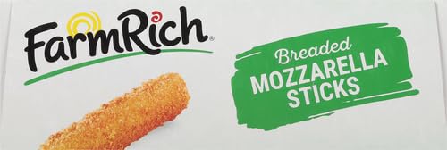 Farm Rich Mozzarella Cheese Sticks - Frozen Appetizers for Parties Breaded Cheese Stick 48 oz Pack - Farm — view 12
