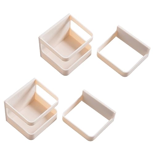 ULTECHNOVO Porte-Parapluies Murale 2Pcs Étagère de Rangement Multifonctionnelle Matériau ABS Égouttoir Intégré Design Unique pour Intérieur et Extérieur