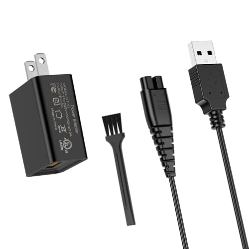 5V Hair Clipper Charger for Hatteker FK-8688T RSCX RFC-696 RFC-692 RFC-690 RFC-598 RFC-588 RSCX-9598 RSCX-7568 Shaver Trimmer Razor by Mugust - Used condition - CA$8.95