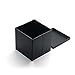 AVUX 9x9x9 inches Gift Box with Lids and Ribbon- A Rigid Cardboard Black Colored Collapsible and Reusable Gift Box for Birthday, Christmas, and Weddings for Men and women