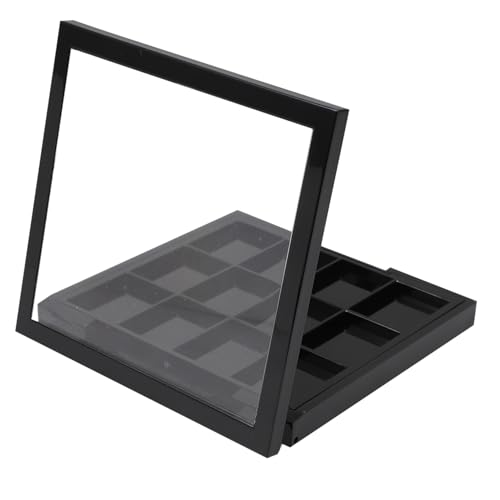 Didiseaon Paleta Sombras De Ojos Vacía 12 Rejillas Caja Almacenamiento Maquillaje Ojos Ideal Para Principiantes