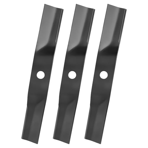 wyevee 92117E701 Mower Blades Compatible with Murray 46' Cut Deck, 92117E701MA High Lift Lawnmower Blades Compatible with Murray 46901X92A Lawn Tractor, Replace for 92117 92117E7D, 3 Pack