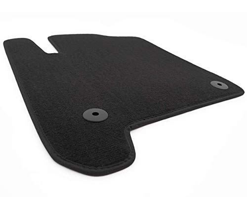 Fußmatte passgenau für Meriva A Velours Fahrermatte schwarz einzeln Automatte Fahrerseite, inkl. Original Befestigung