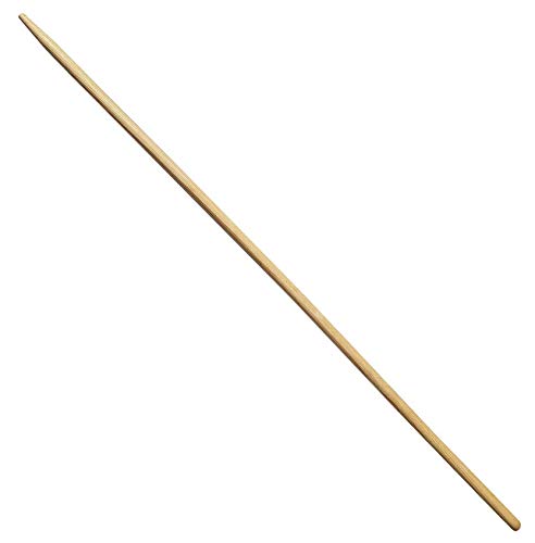 MANICO IN LEGNO DI FRASSINO UNIVERSALE PER RASTRELLI E TIRA FOGLIE TONDO A PUNTA,FRASSINO 1° SCELTA,IL CAMPO LUNGHEZZA CM.180,MADE IN ITALY 1°SCELTA
