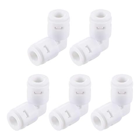 Conector Presión Tipo L PE 1/4" a 1/4" 5Uds Cover