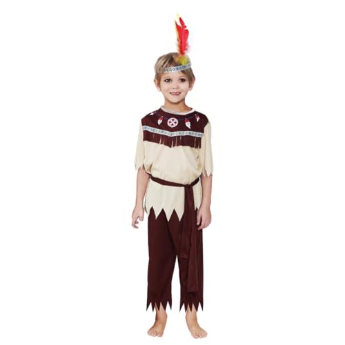 Disfraz Infantil Nativo Americano para Niños Dressy Daisy miniatura 5