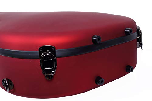 Image of Crossrock 8lb Ultra-Light Fiberglass Case for OM, Martin 000 Guitars-TSA Latch (CRF5020OMRD)