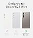Ringke Fusion-X [Compatible with MagSafe] Designed for Samsung Galaxy S24 Ultra Case 5G, Anti-Fingerprint Rugged Shockproof Protective Phone Cover - Magnetic Matte Black
