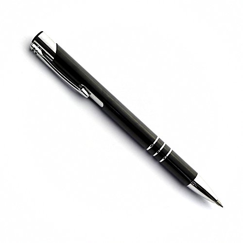 boyue Metal Fine Point Black Ball Pen (Pack of 12)