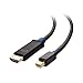 Cable Matters Mini DisplayPort 1.2 (Thunderbolt™ 2 Port Compatible) to HDTV Cable Supporting 4K in Black 15 Feet