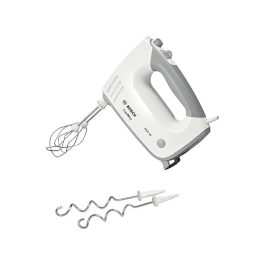 Bosch MFQ36400 Batidora de Mano, 450 W, Stainless Steel, Blanco y Gris