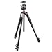 Manfrotto 055 Aluminum 3-Section Tripod Kit with Horizontal Column and Ball Head (MK055XPRO3-BHQ2)